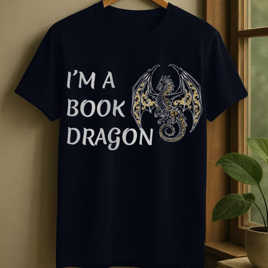 Navy / S A dragon t-shirt