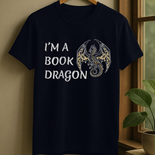 Navy / S A dragon t-shirt
