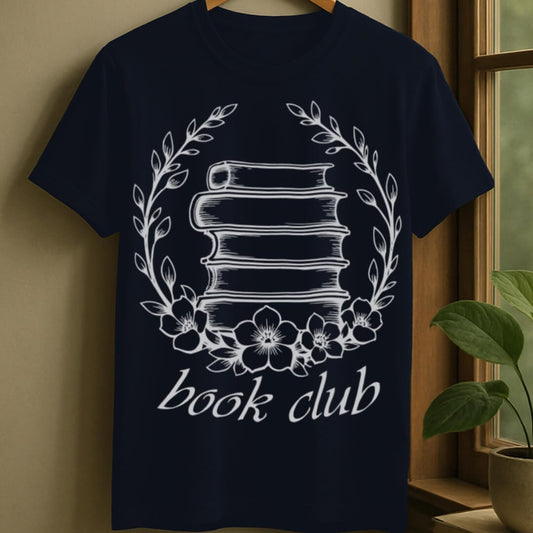 Navy / S Book club t-shirt