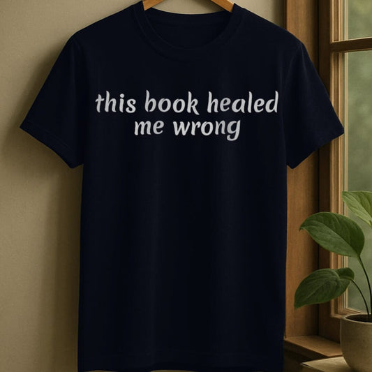 Navy / S Book healing t-shirt