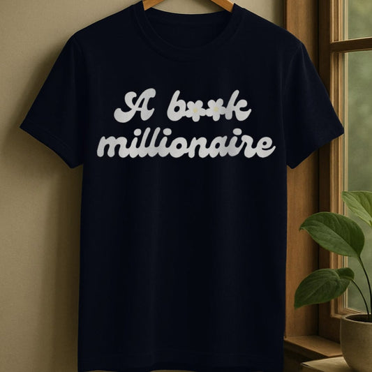 Navy / S Book millionaire t-shirt