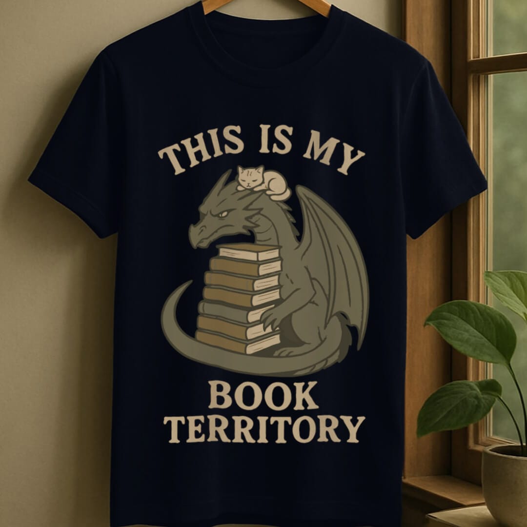 Navy / S Book territory t-shirt