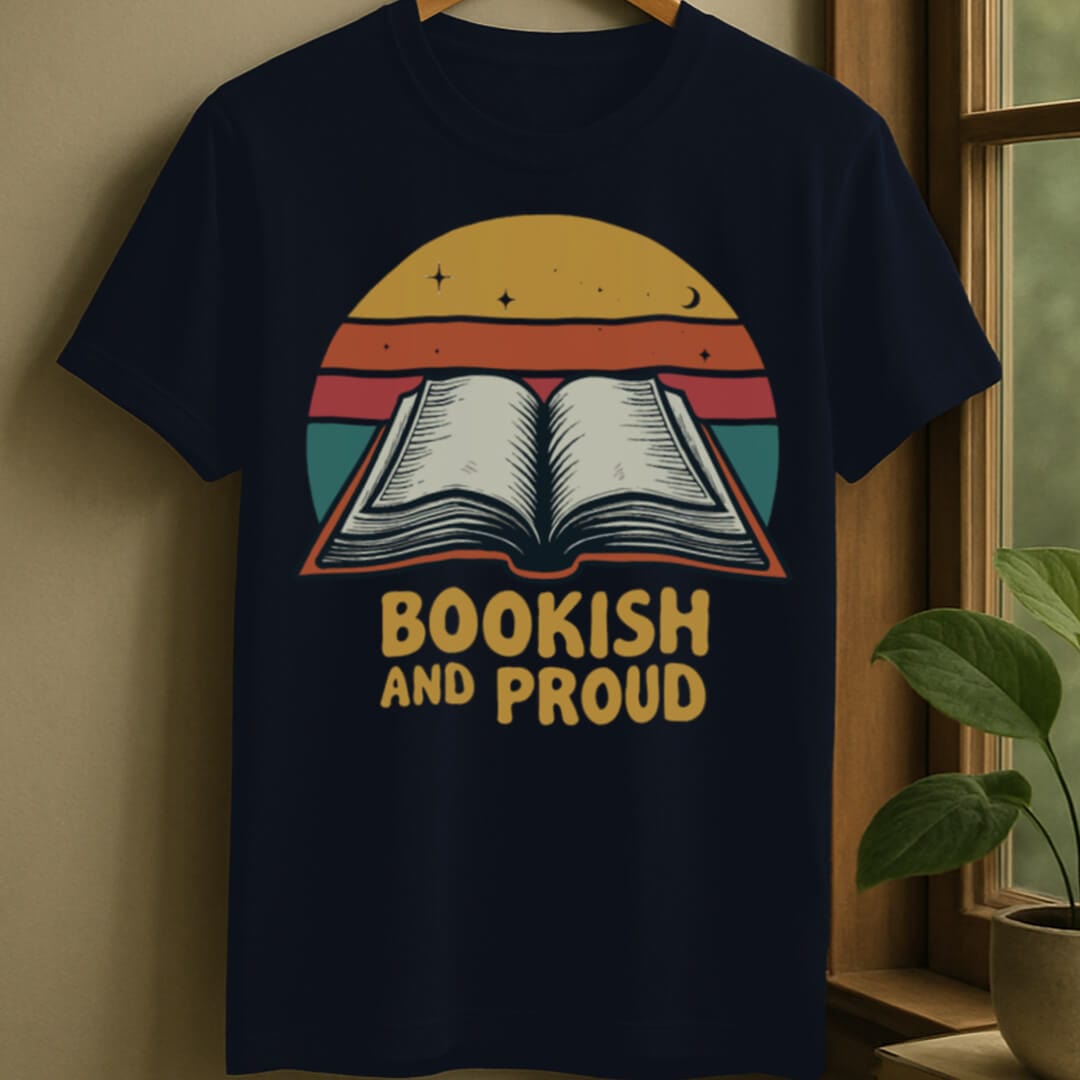 Navy / S Bookish pride t-shirt