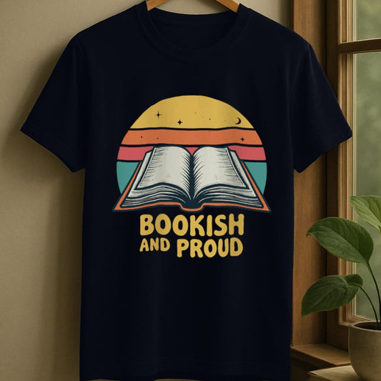 Navy / S Bookish pride t-shirt