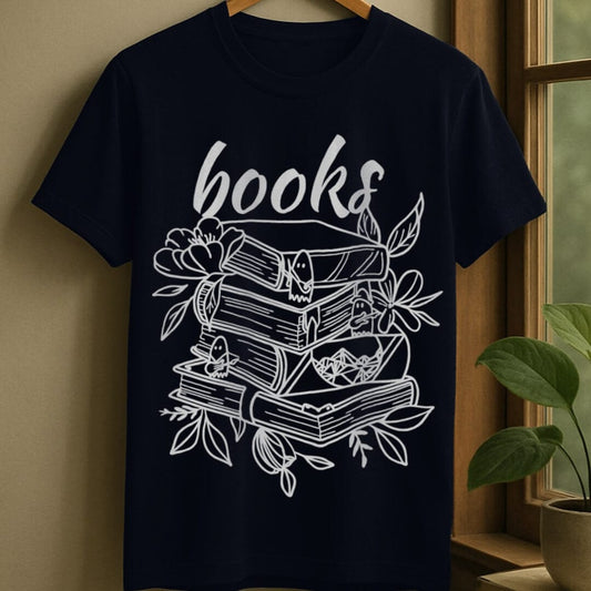 Navy / S Books t-shirt