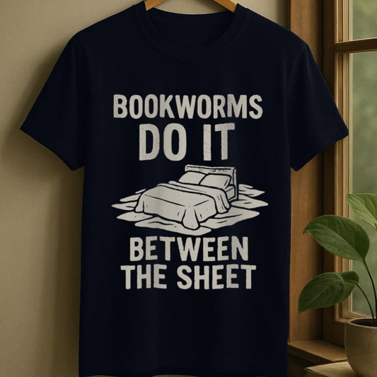 Navy / S Bookworms and sheets t-shirt