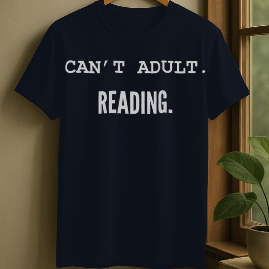Navy / S Can't adult t-shirt