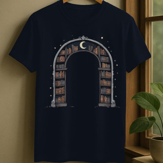 Navy / S Celestial archives t-shirt