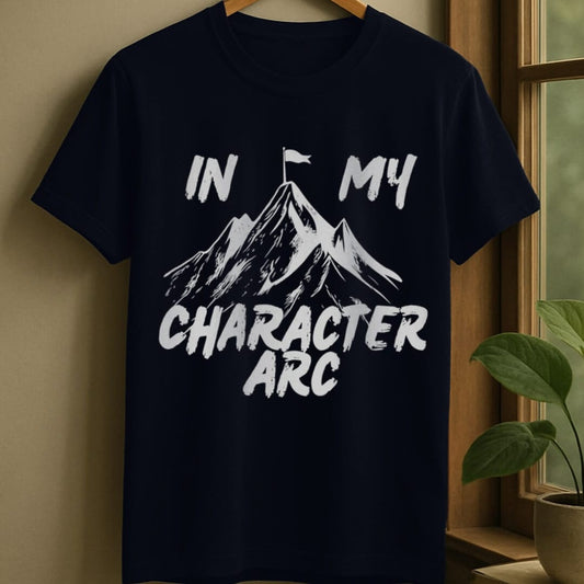 Navy / S Character arc t-shirt