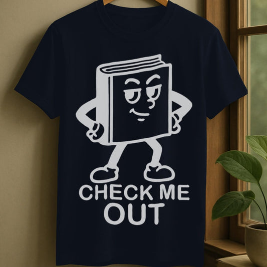 Navy / S Check me out t-shirt