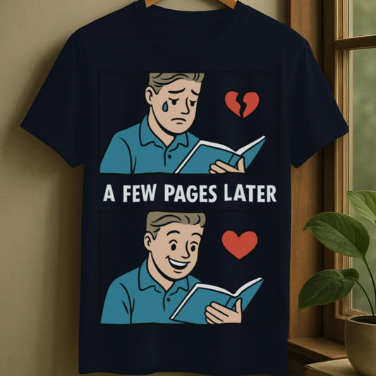 Navy / S Emotion comic t-shirt