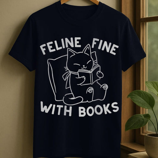 Navy / S Feline fine t-shirt