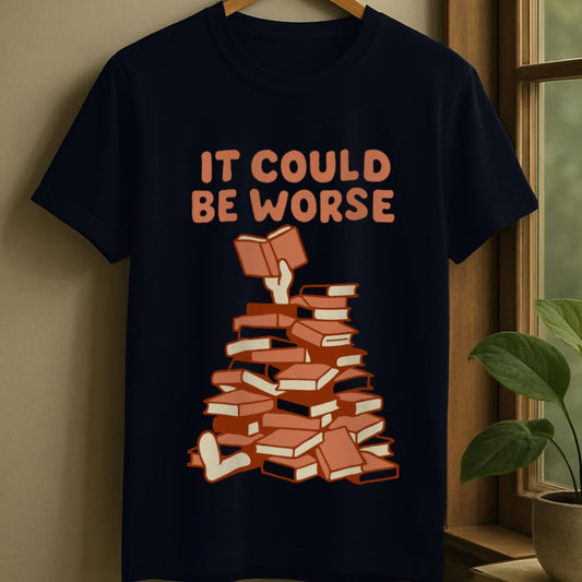 Navy / S It could be worse t-shirt