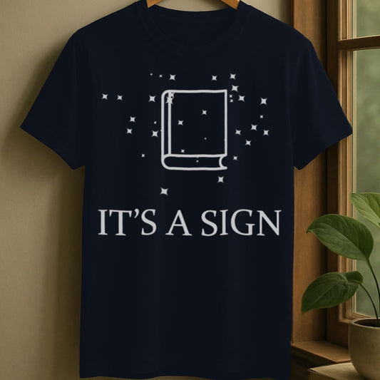 Navy / S It's a sign t-shirt