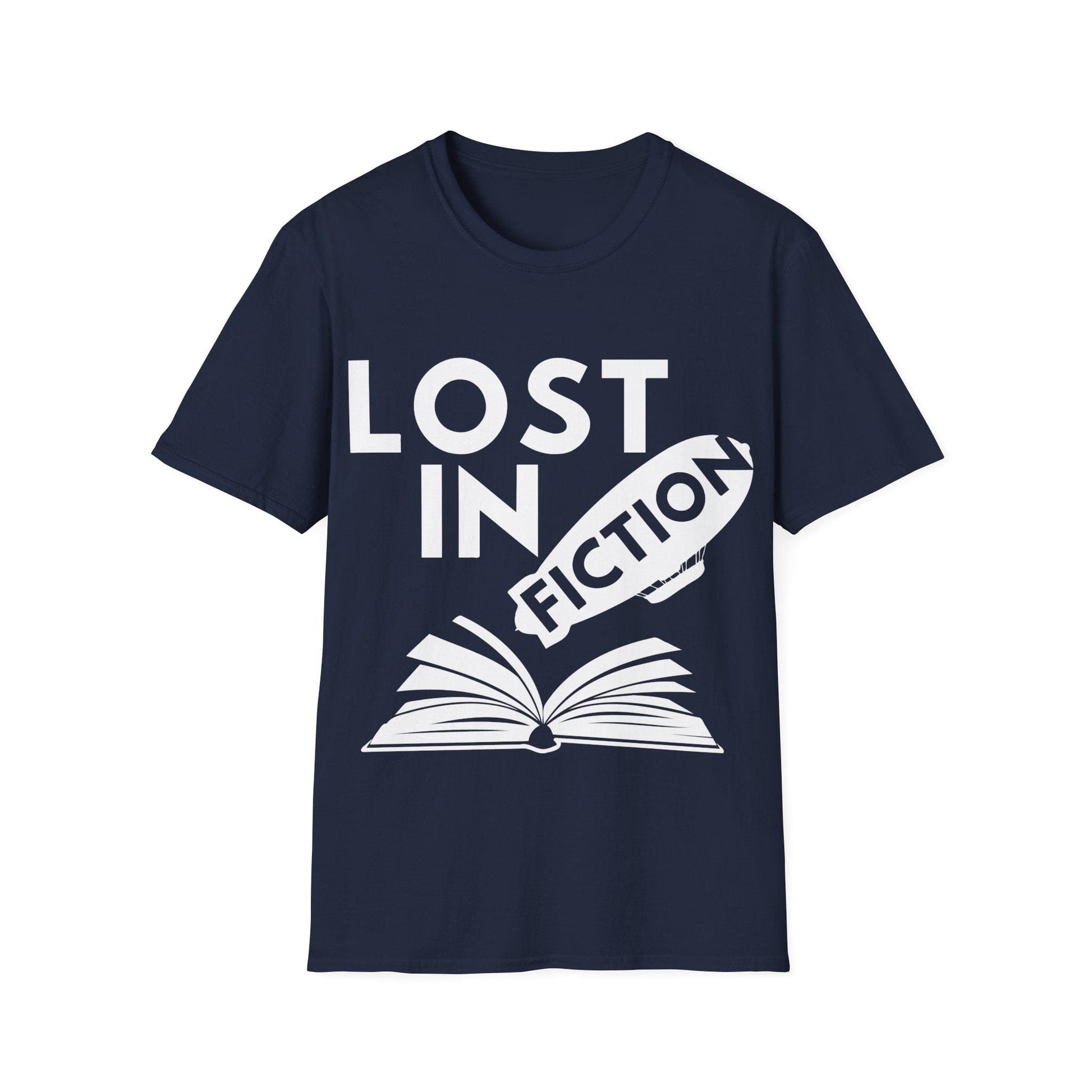 Navy / S Lost in fiction t-shirt