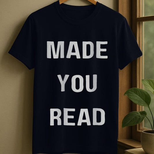 Navy / S Made you read t-shirt