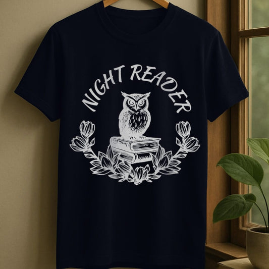 Navy / S Night reader t-shirt