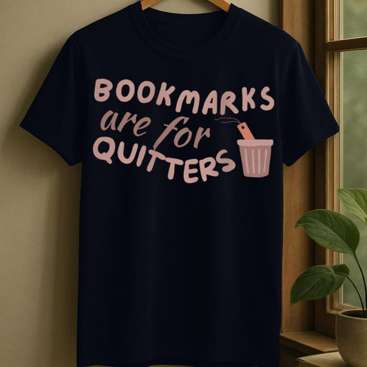 Navy / S Not a quitter t-shirt