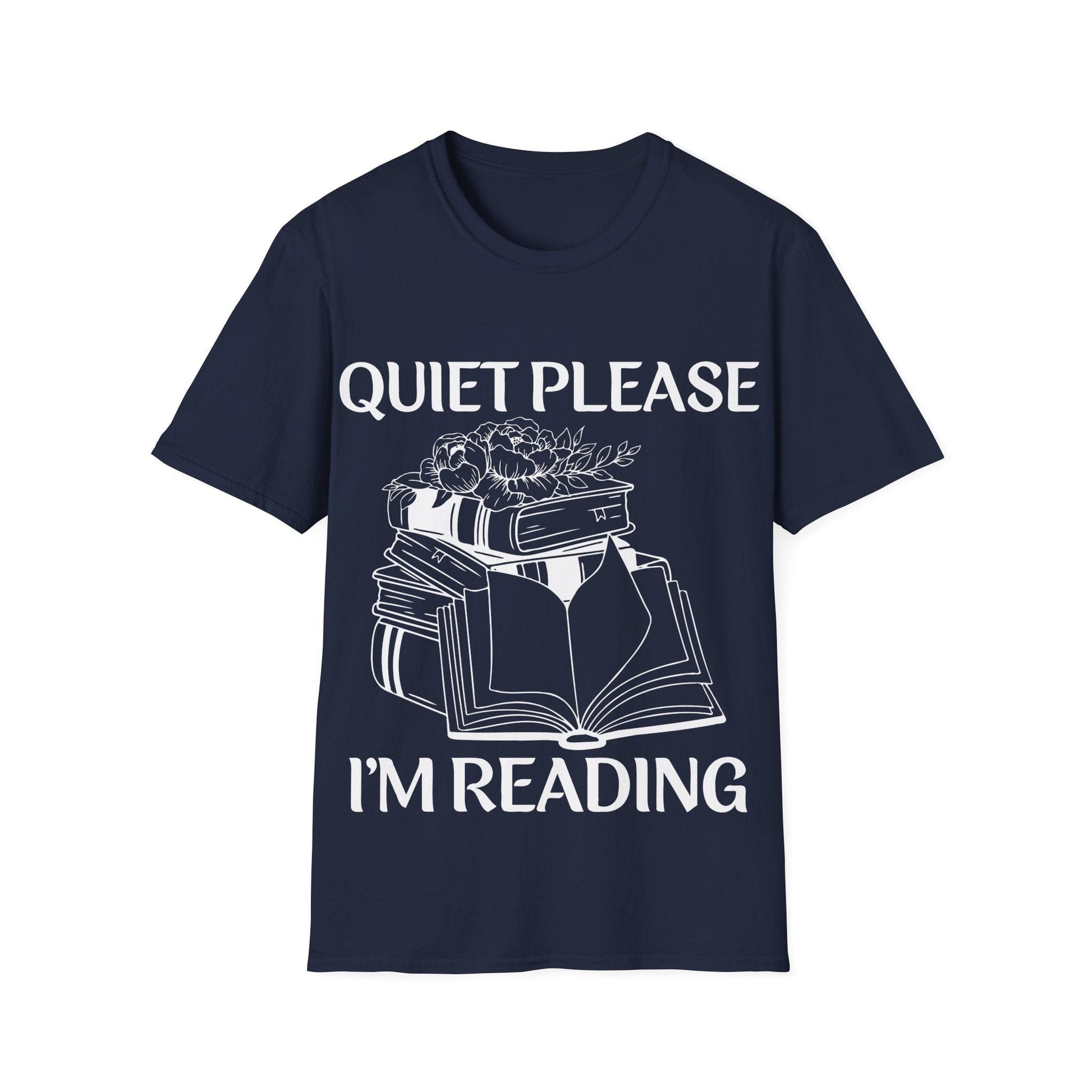 Navy / S Quiet please t-shirt