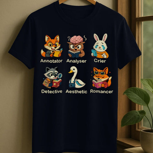 Navy / S Reader class t-shirt