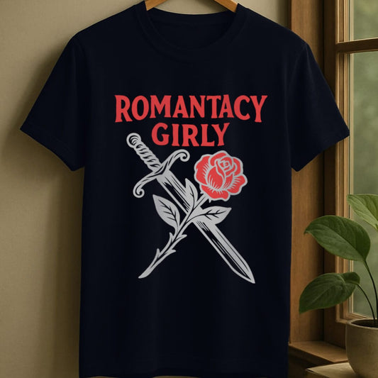 Navy / S Romantacy girly t-shirt