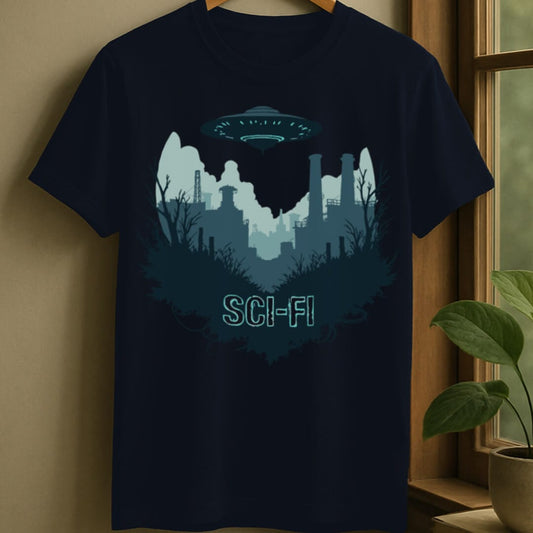 Navy / S Sci-fi t-shirt