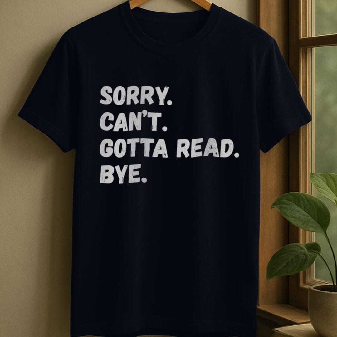 Navy / S Sorry can't t-shirt