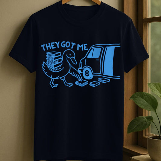 Navy / S They got me t-shirt