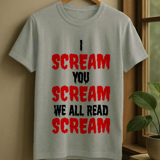 Sport Grey / S All scream t-shirt