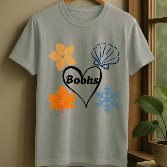 Sport Grey / S All season books t-shirt