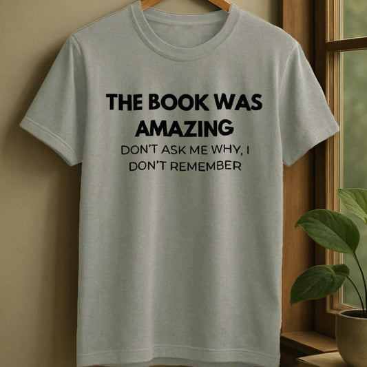 Sport Grey / S Amazing book t-shirt