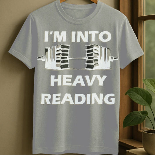 Sport Grey / S Book barbell t-shirt