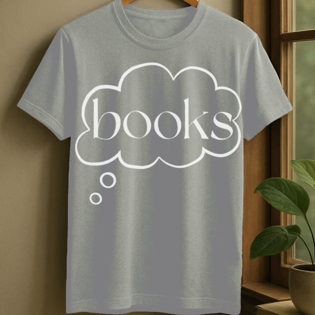 Sport Grey / S Book thought t-shirt