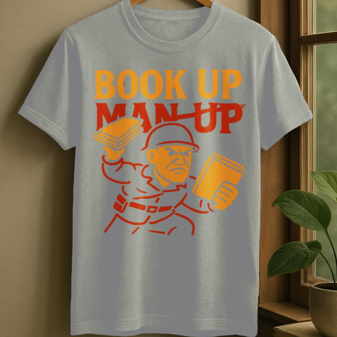 Sport Grey / S Book up t-shirt