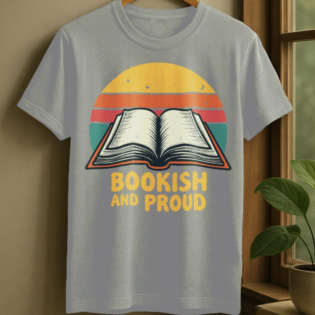 Sport Grey / S Bookish pride t-shirt