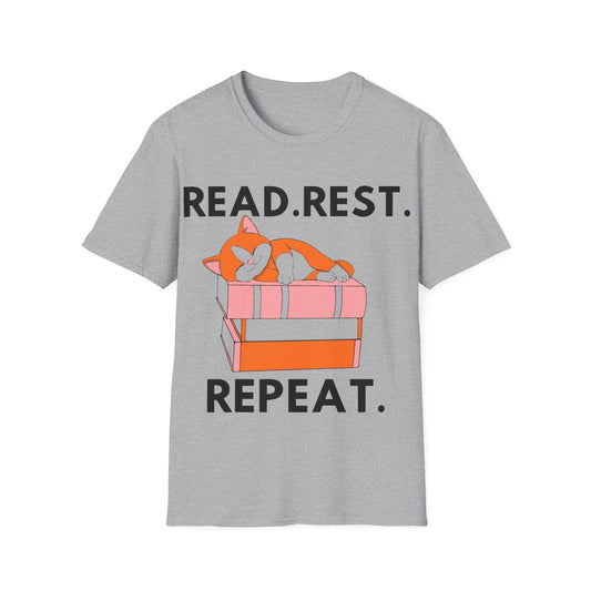 Sport Grey / S Cat sleeping t-shirt