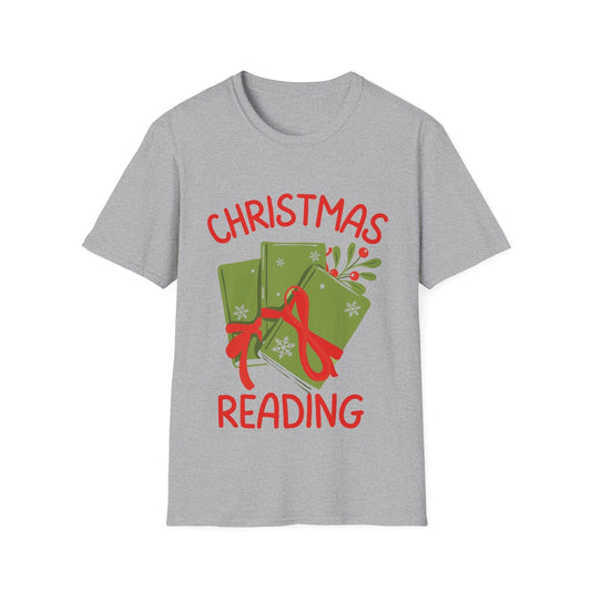 Sport Grey / S Christmas reading t-shirt