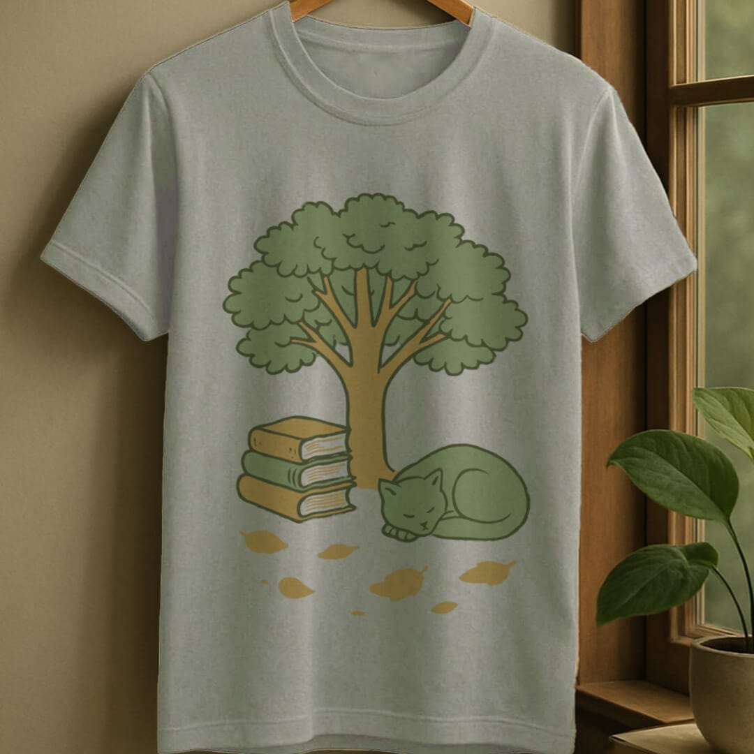 Sport Grey / S Cozy reading t-shirt