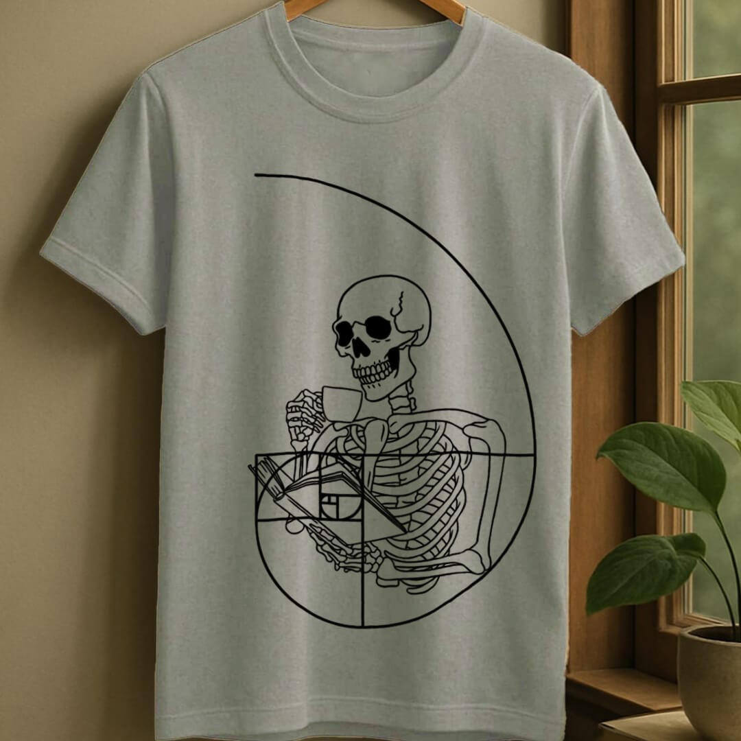 Sport Grey / S Golden reading ratio t-shirt
