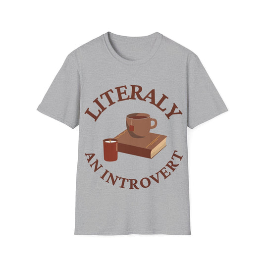 Sport Grey / S Literaly introvert t-shirt