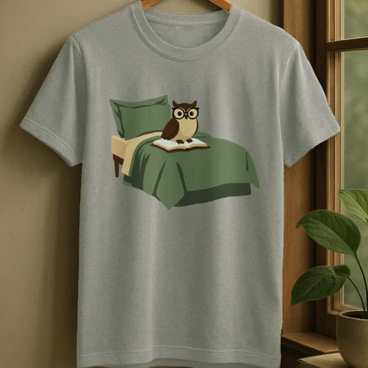 Sport Grey / S Night owl t-shirt