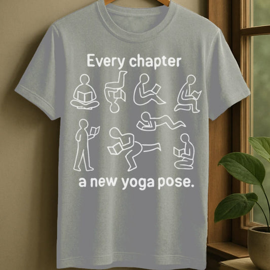Sport Grey / S Reading poses t-shirt