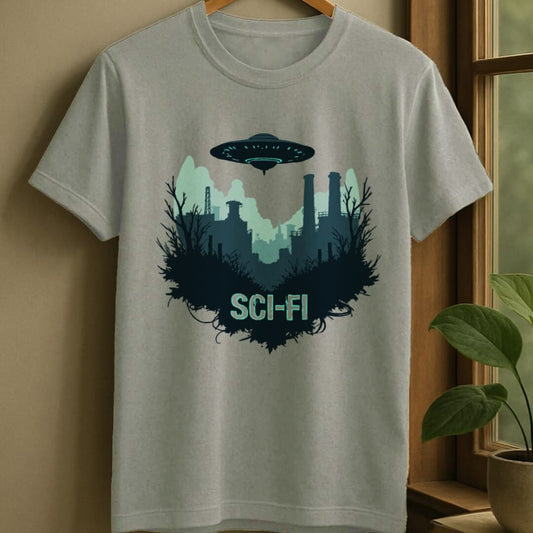 Sport Grey / S Sci-fi t-shirt