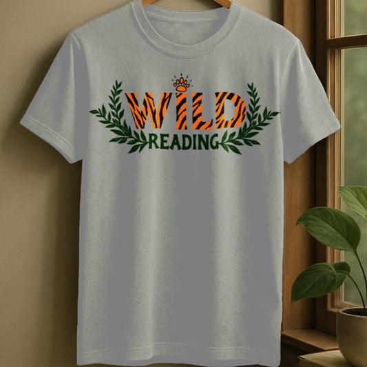 Sport Grey / S Wild reading t-shirt