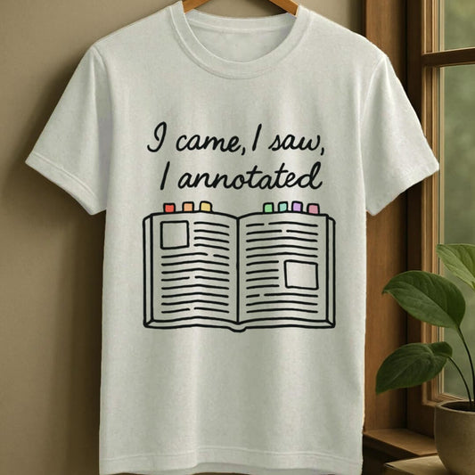 White / S Annotator t-shirt