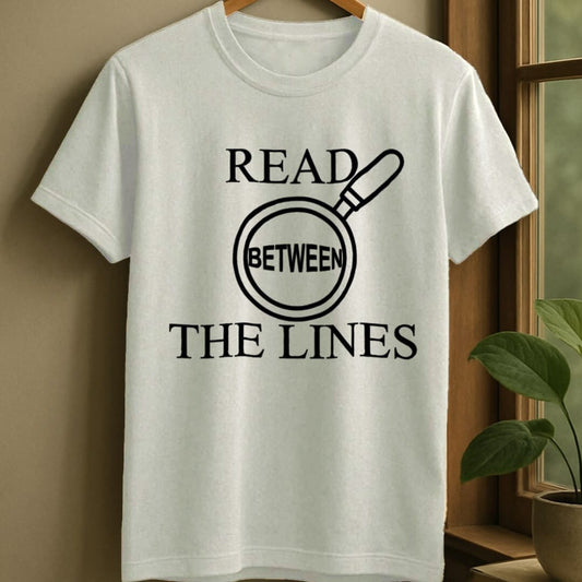 White / S Between the lines t-shirt