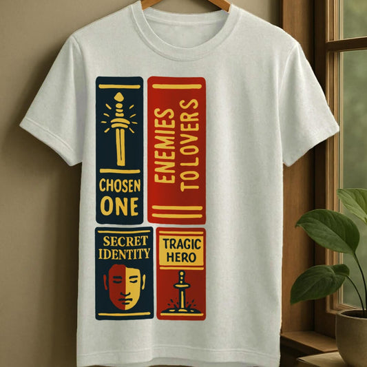 White / S Book collection t-shirt