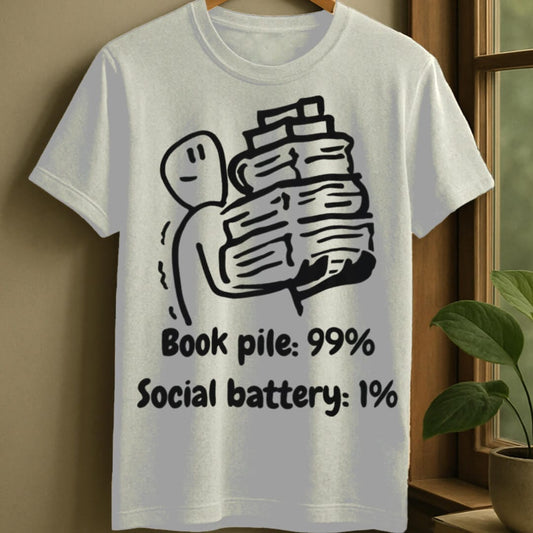 White / S Book energy t-shirt
