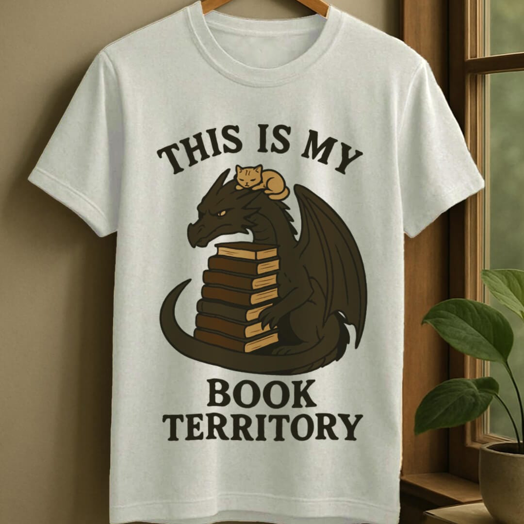 White / S Book territory t-shirt