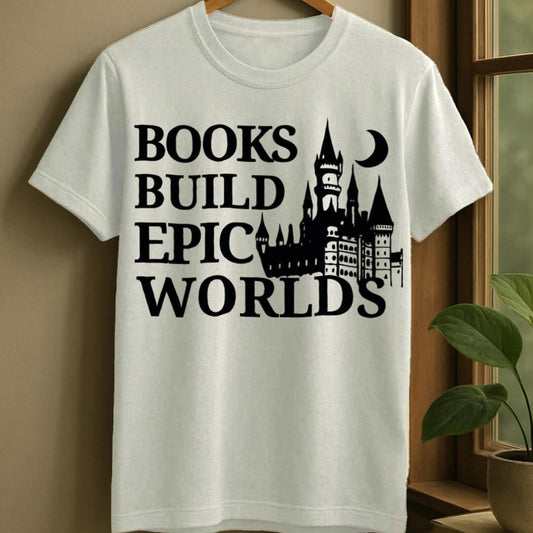 White / S Book world t-shirt